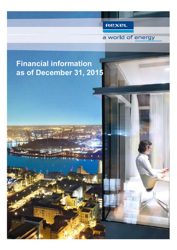 Thumbnail Rexel
 Financial Report 2015