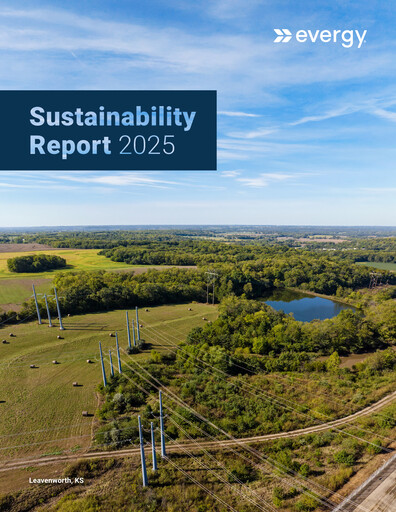 Thumbnail Evergy Sustainability Report 2025