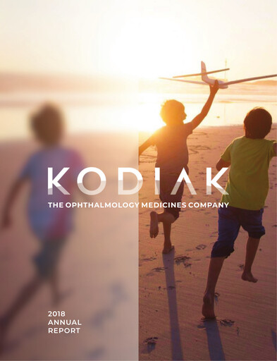 Thumbnail Kodiak Sciences
 Annual Report 2018