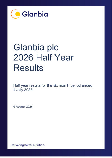 Thumbnail Glanbia plc Half-year Report 2026-h1