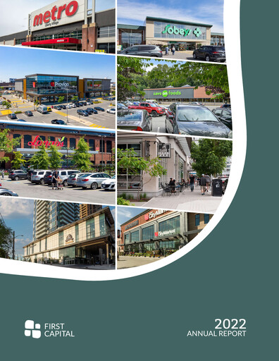 Thumbnail First Capital REIT Annual Report 2022
