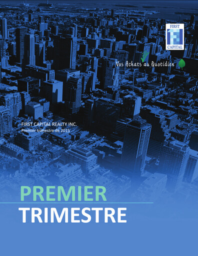 Thumbnail First Capital REIT Quarterly Report 2015-q1