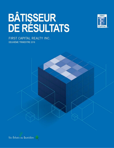 Thumbnail First Capital REIT Quarterly Report 2016-q2