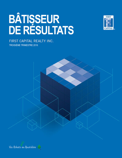 Thumbnail First Capital REIT Quarterly Report 2016-q3
