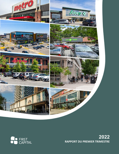 Thumbnail First Capital REIT Quarterly Report 2022-q1