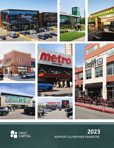 Thumbnail First Capital REIT Quarterly Report 2023-q1
