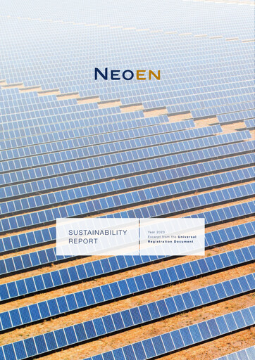 Thumbnail Neoen Sustainability Report 2023