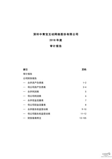 Thumbnail Shenzhen Zqgame Financial Statement 2018