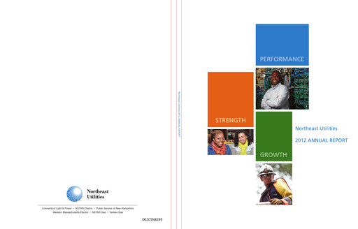 Thumbnail Eversource Energy Annual Report 2012