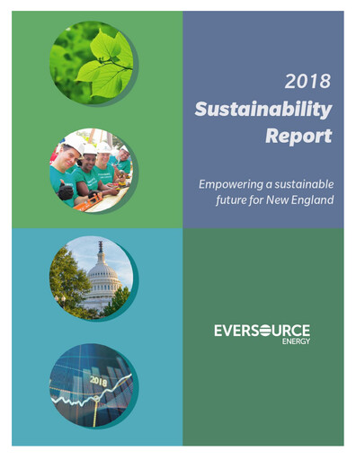 Thumbnail Eversource Energy Sustainability Report 2018