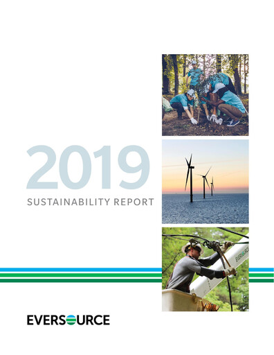Thumbnail Eversource Energy Sustainability Report 2019