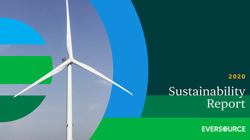 Thumbnail Eversource Energy Sustainability Report 2020
