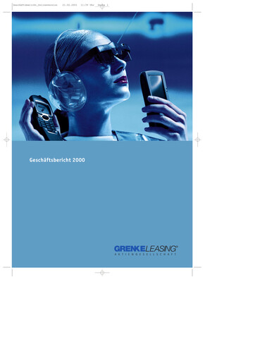 Thumbnail Grenke Annual Report 2000
