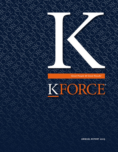 Thumbnail Kforce Annual Report 2015