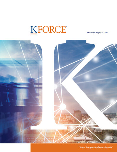 Thumbnail Kforce Annual Report 2017