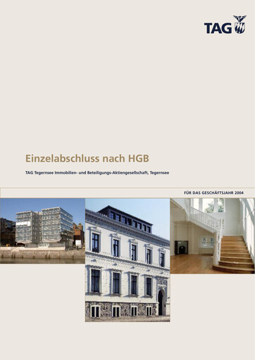 Thumbnail TAG Immobilien
 Financial Statement 2004