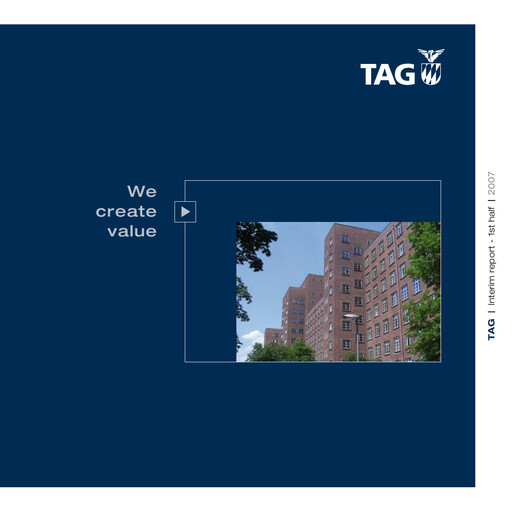 Thumbnail TAG Immobilien
 Half-year Report 2007-h1