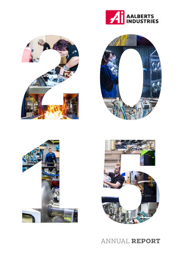 Thumbnail Aalberts
 Annual Report 2015