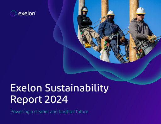 Thumbnail Exelon Corporation Sustainability Report 2024