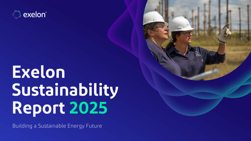 Thumbnail Exelon Corporation Sustainability Report 2025