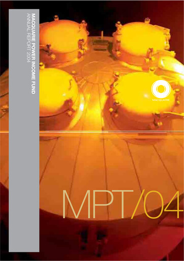 Thumbnail Capstone Infrastructure Annual Report 2004