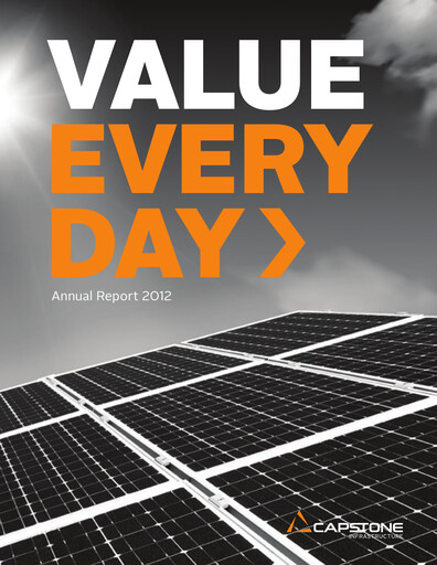 Thumbnail Capstone Infrastructure Annual Report 2012