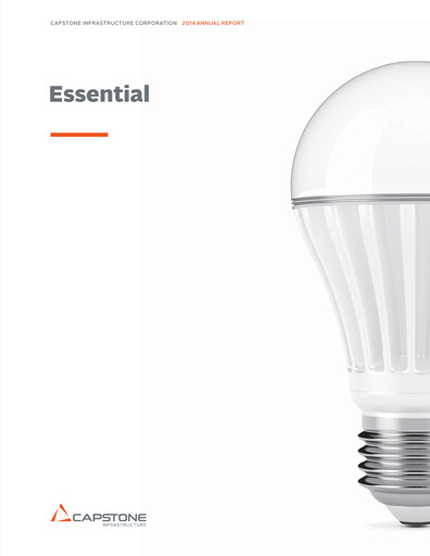 Thumbnail Capstone Infrastructure Annual Report 2014