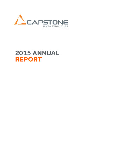Thumbnail Capstone Infrastructure Annual Report 2015