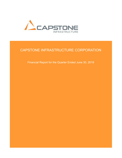 Thumbnail Capstone Infrastructure Quarterly Report 2019-q2