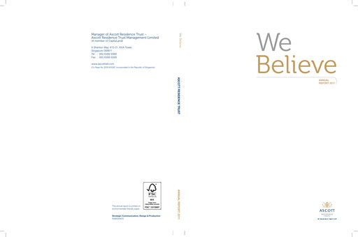 Thumbnail CapitaLand Ascott Trust Annual Report 2011