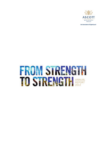 Thumbnail CapitaLand Ascott Trust Annual Report 2012