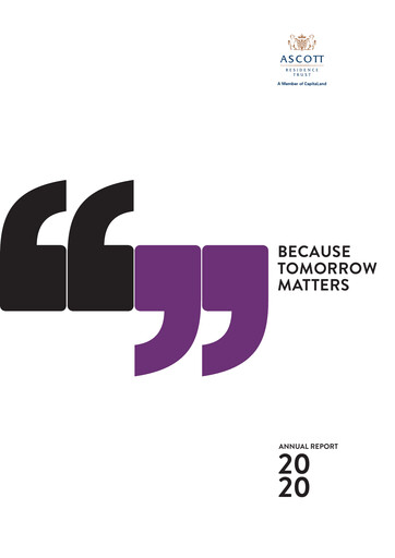 Thumbnail CapitaLand Ascott Trust Annual Report 2020