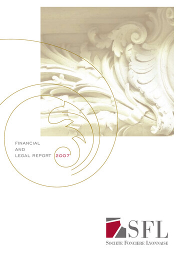 Vorschaubild Société Foncière Lyonnaise Finanzbericht 2007