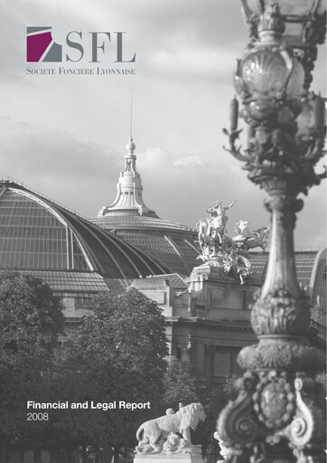 Vorschaubild Société Foncière Lyonnaise Finanzbericht 2008