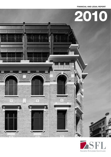 Vorschaubild Société Foncière Lyonnaise Finanzbericht 2010