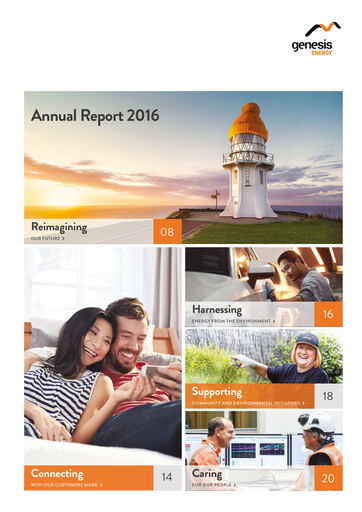 Thumbnail Genesis Energy Annual Report 2016