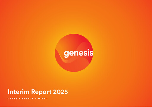 Thumbnail Genesis Energy Half-year Report 2025-h1