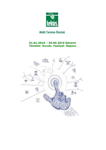 Thumbnail Hektaş
 Quarterly Report 2019-q3