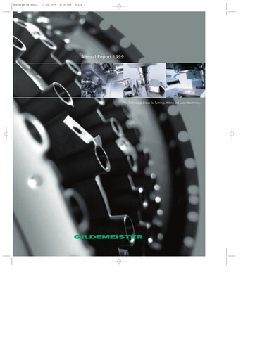 Thumbnail DMG Mori Aktiengesellschaft Annual Report 1999