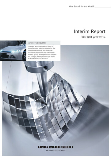 Thumbnail DMG Mori Aktiengesellschaft Financial Report 2014-h1