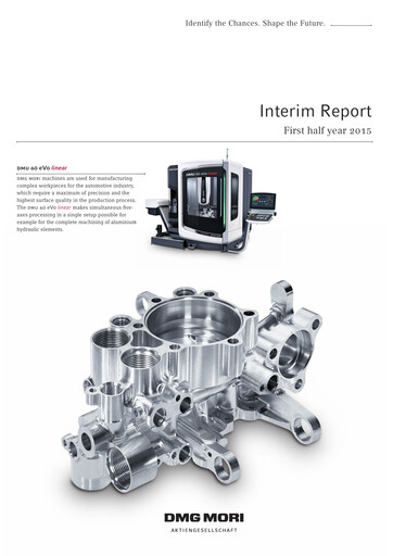 Thumbnail DMG Mori Aktiengesellschaft Financial Report 2015-h1
