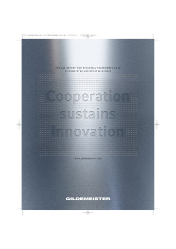 Thumbnail DMG Mori Aktiengesellschaft Financial Statement 2010