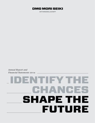 Thumbnail DMG Mori Aktiengesellschaft Financial Statement 2014