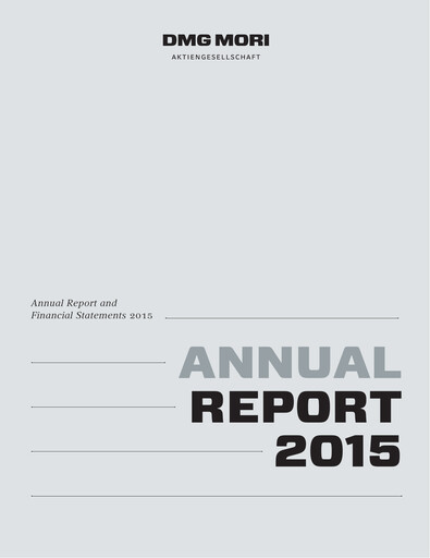 Thumbnail DMG Mori Aktiengesellschaft Financial Statement 2015