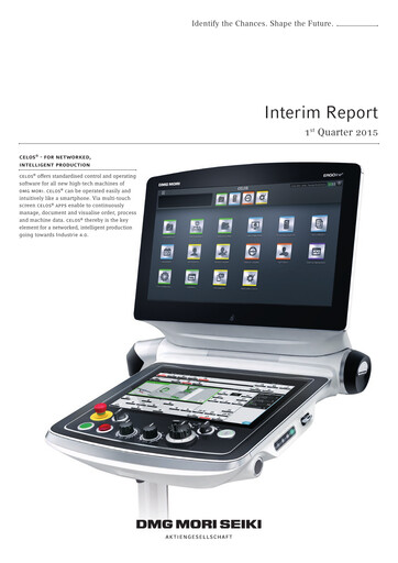 Thumbnail DMG Mori Aktiengesellschaft Quarterly Report 2015-q1