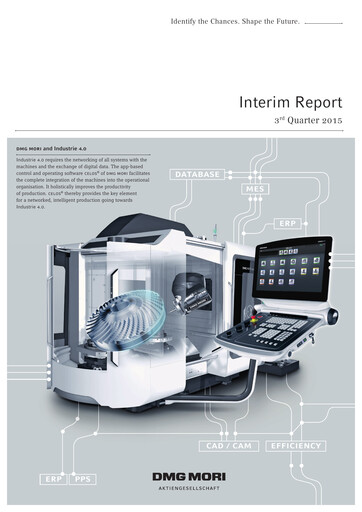 Thumbnail DMG Mori Aktiengesellschaft Quarterly Report 2015-q3