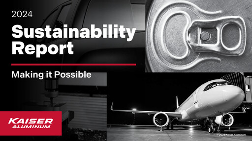 Miniature Kaiser Aluminum
 Rapport de durabilité 2024