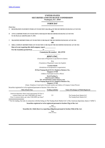 Miniature JOYY Rapport annuel 2023