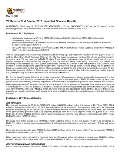 Thumbnail JOYY Quarterly Report 2017-q1