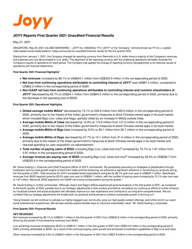 Thumbnail JOYY Quarterly Report 2021-q1